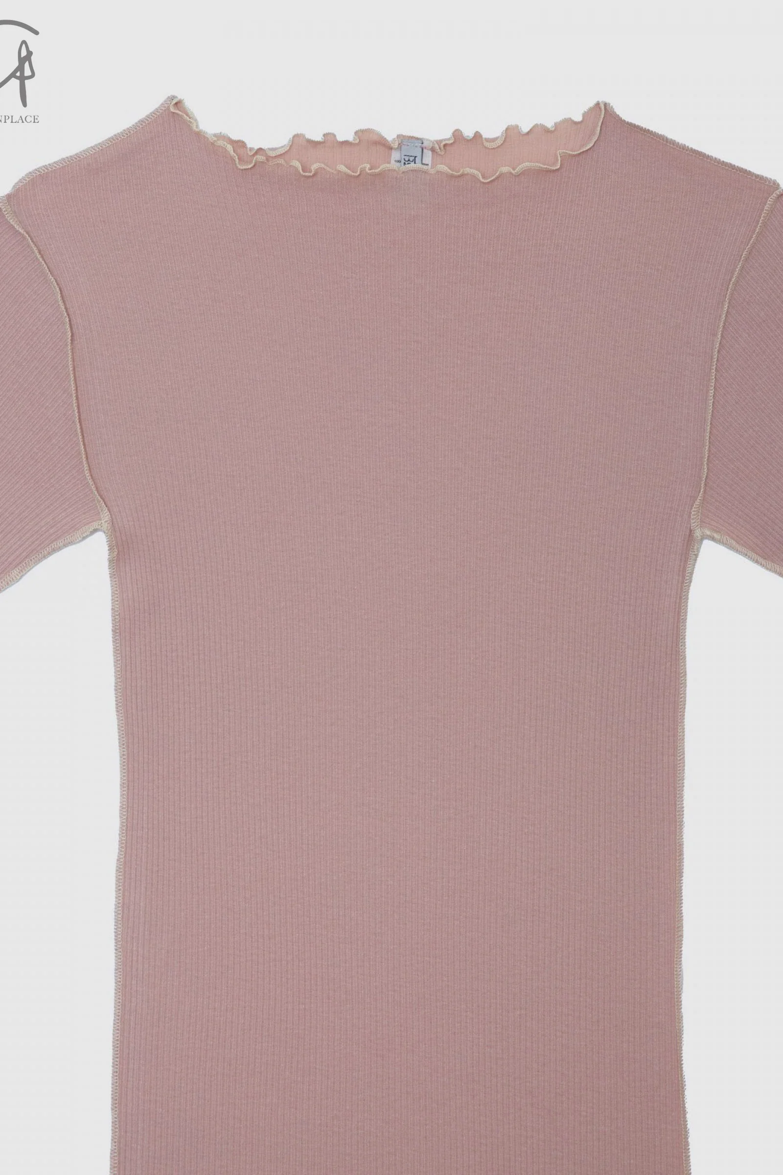 BASERANGE Ribbed Long Sleeve Top T-shirt TTVL Collection France BAS-TTVL-RB-SP24-HAPTIC TTVL - Image 4