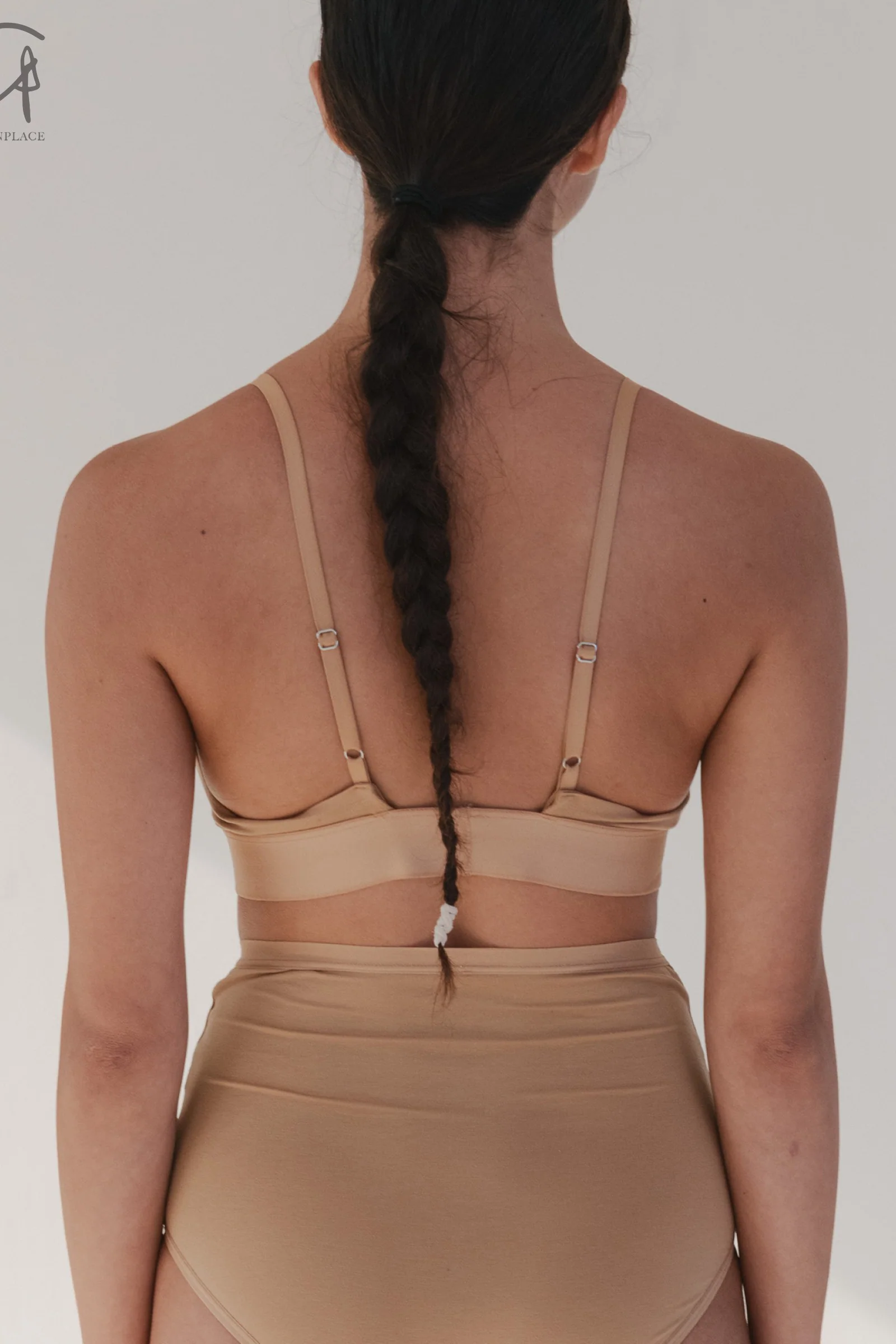 BASERANGE Bamboo Fiber Bamboo Cotton No Wire Wide-rim Bra Series Collection Soft Underwear France BAS-BRTR-BL-000-AURAL BRTR1 - Image 5