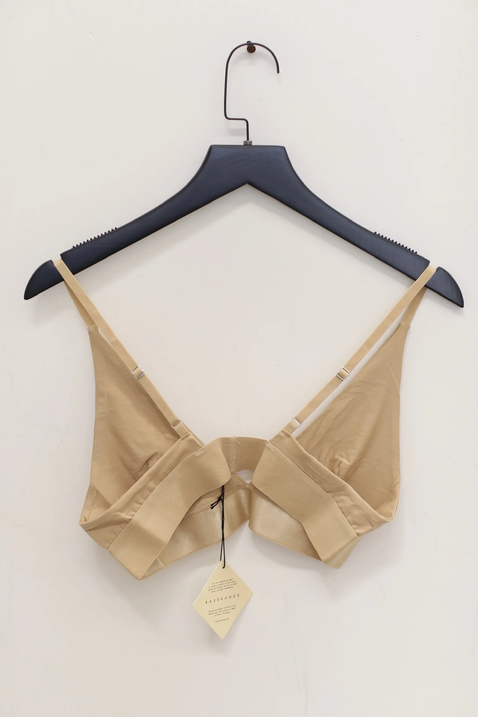 BASERANGE Bamboo fiber and cotton without steel ring wide brim bra series collection soft underwear France BAS-BRTR-BL-000-COCHLEA BRTR1 - Image 2