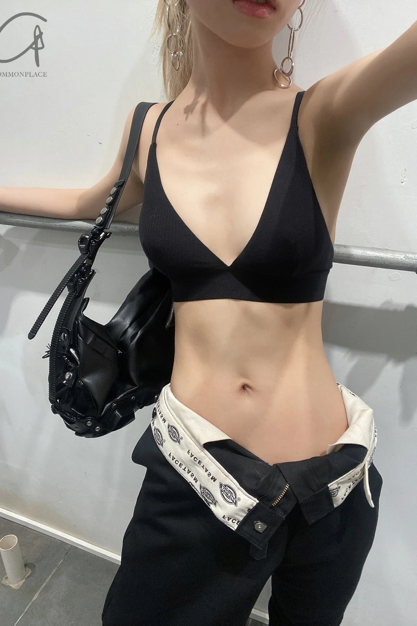 BASERANGE Triangle Bra BRTR-RB-000 Black - Image 6