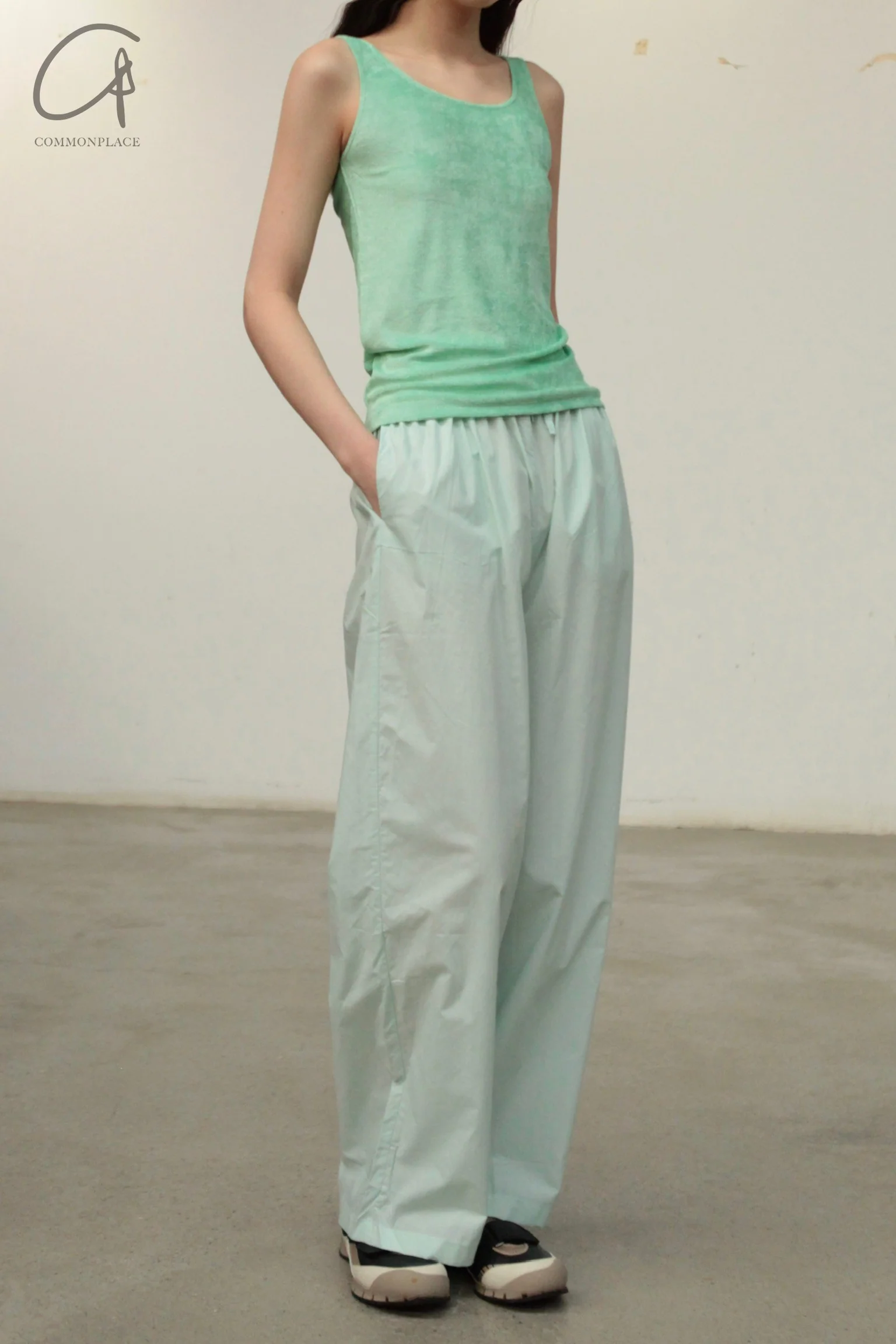 BASERANGE Trousers Portugal BAS-TRHU-CO-SU24-KAL MINT TRHU-CO-SP24 - Image 5
