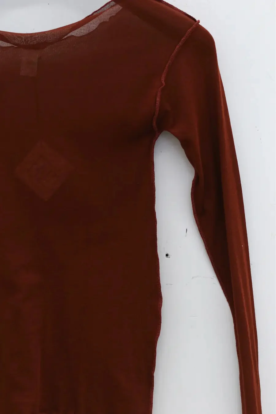 BASERANGE turtleneck sweater TOGEL-CG-AU23 burn red - Image 4