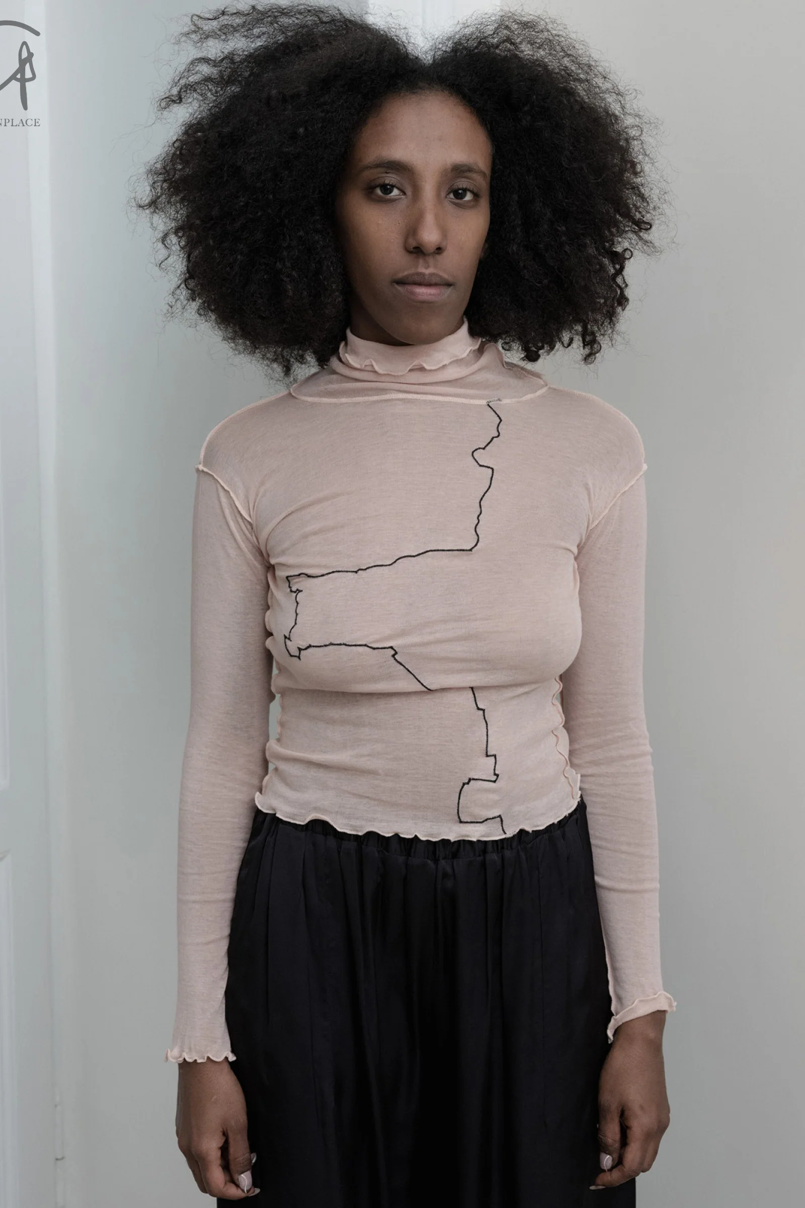 BASERANGE turtleneck sweater TOGET-CG-WI23 pink (TOGEL) - Image 9