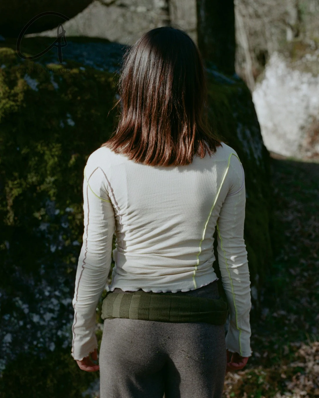 BASERANGE Turtleneck T-shirt sweater TTOMT series collection Organic cotton Portugal BAS-TTOMT-RI-000-UNDYED - Image 9