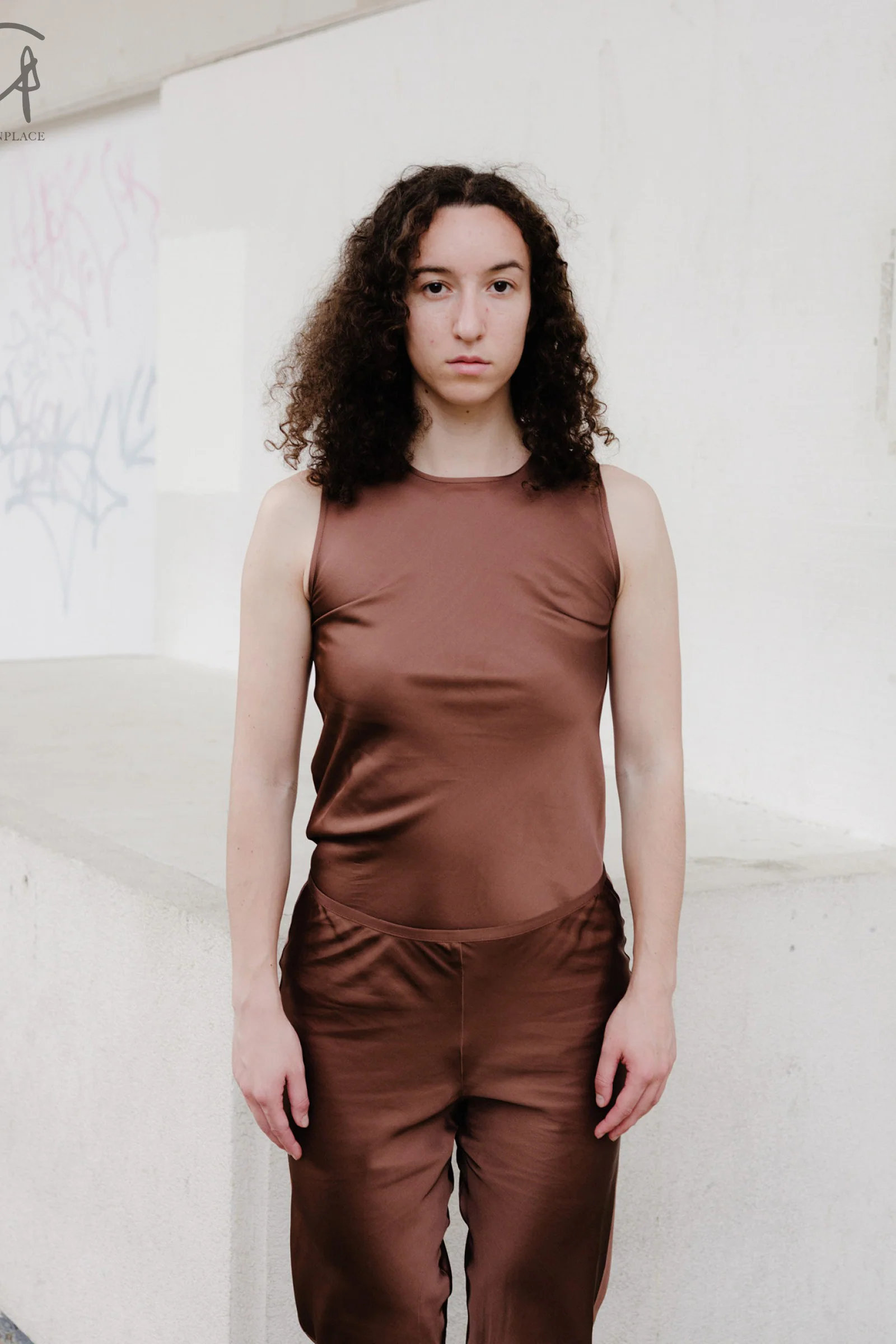 BASERANGE vest TODYT-VI-SP24 dark brown - Image 7