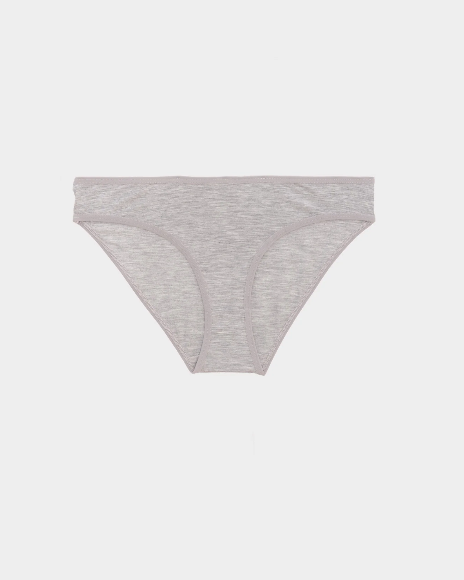 BASERANGE Women's shorts and panties UNBE series collection France BAS-UNBE-BA-SU25-GREY MELANGE - Image 3