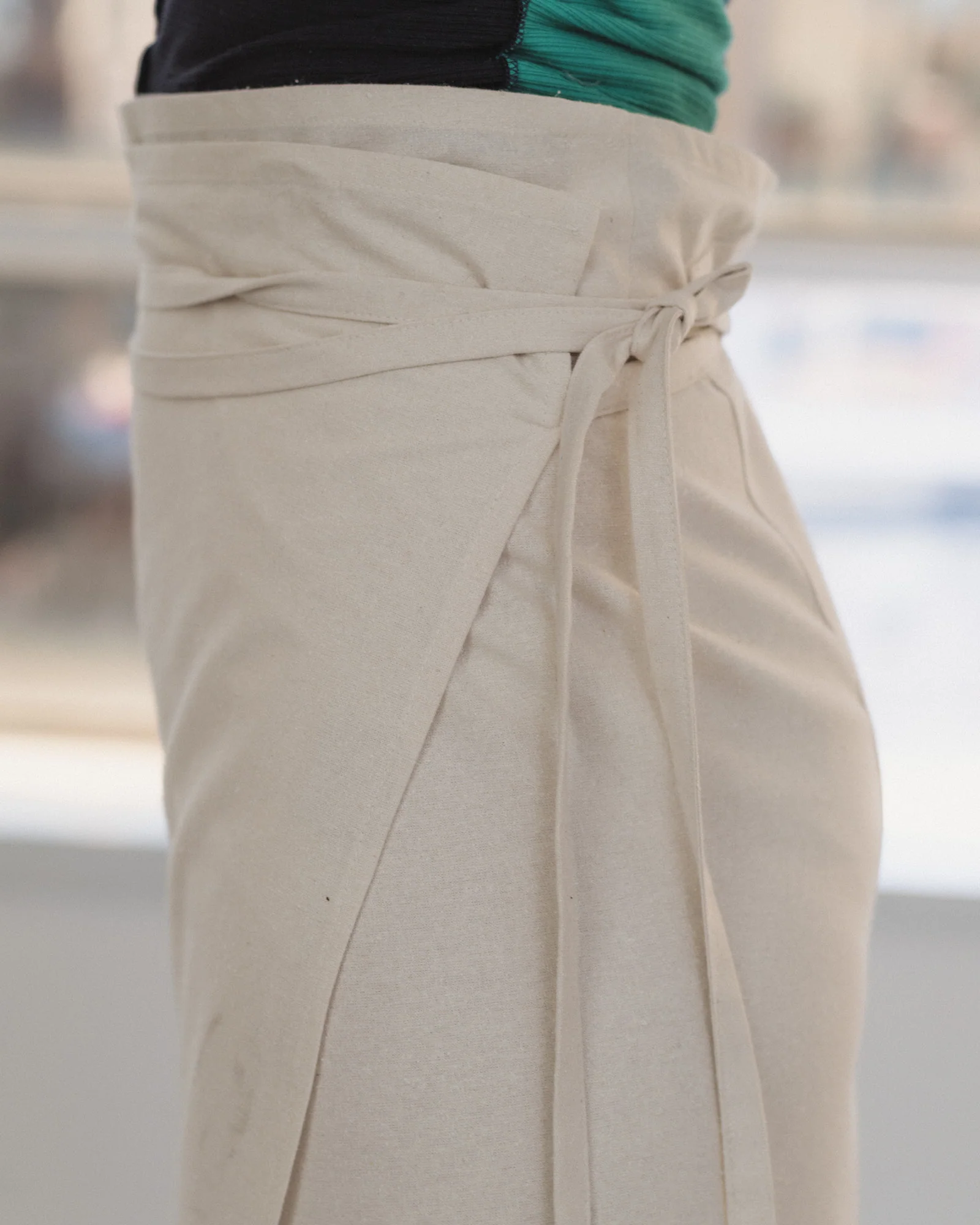 BASERANGE wrap skirt series BAS-SSVE-WS-AU25-UNDYED (SKVE SSVE) - Image 6