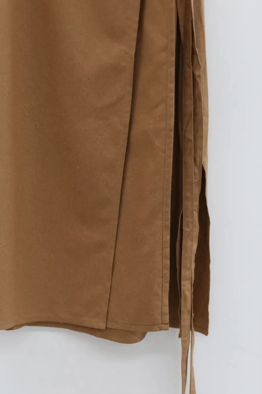 BASERANGE Wrap Skirt SKVE-WS-AU23 Bath Brown - Image 3