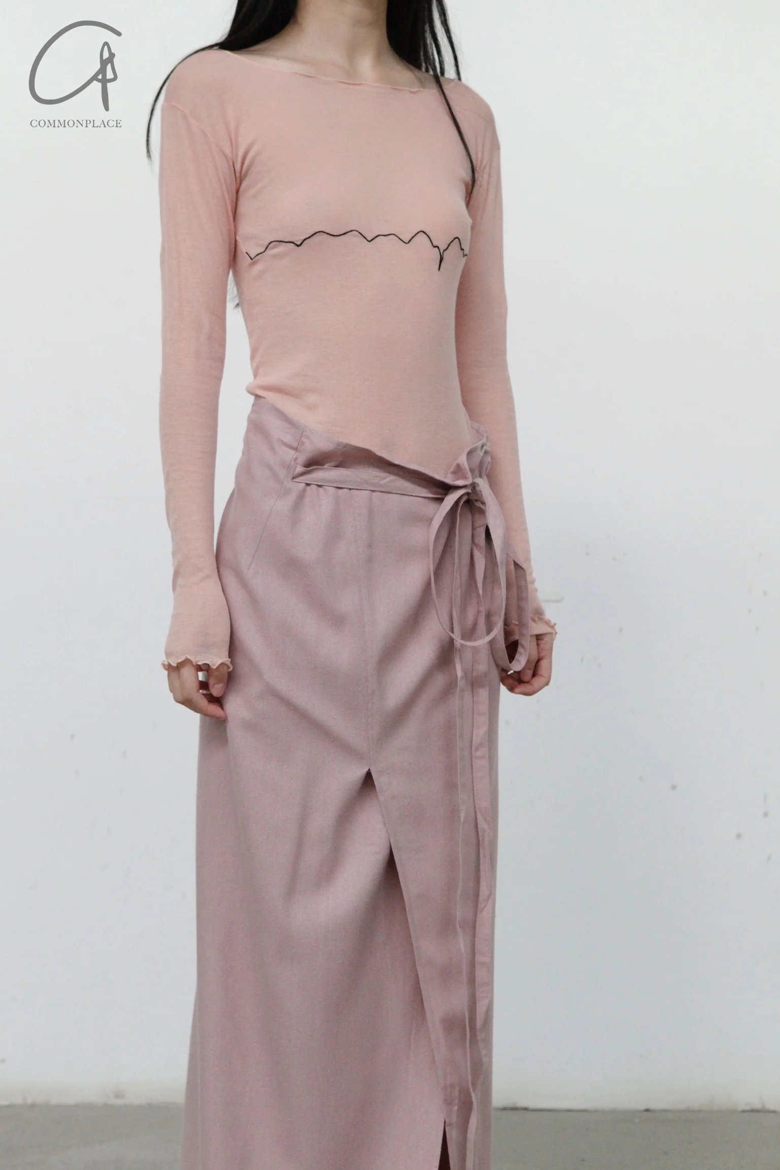 BASERANGE wrap skirt SKVE-WS-WI23 (SKVE) - Image 3