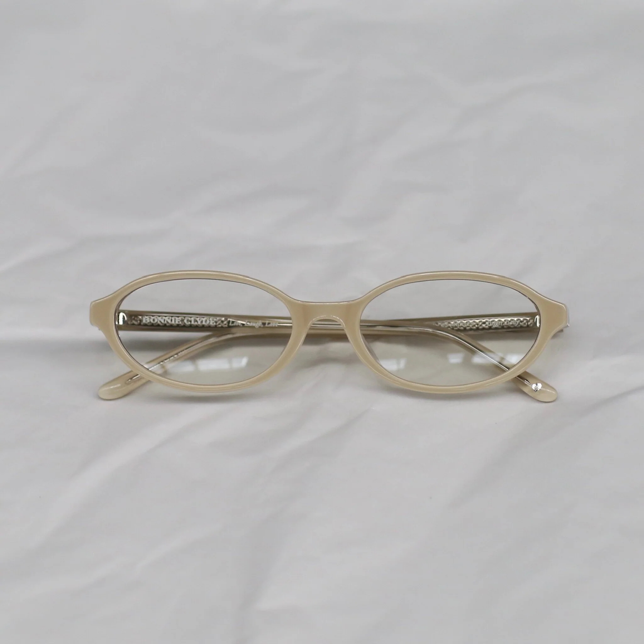 Bonnie Clyde BABY Glasses BC-BABYOWCLR513 (Layered Off White&Clear Lens)