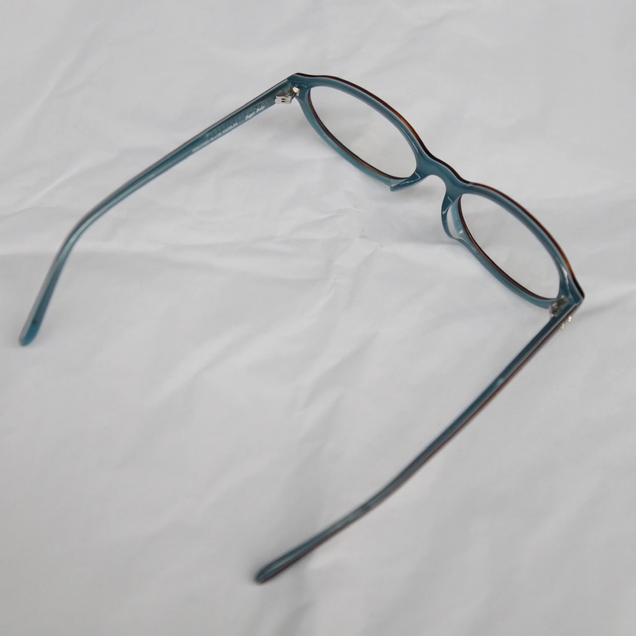 Bonnie Clyde Bigger Baby Glasses BC-BIGBTTCLR521 (Layered Teal Demi&Clear Lens) - Image 4