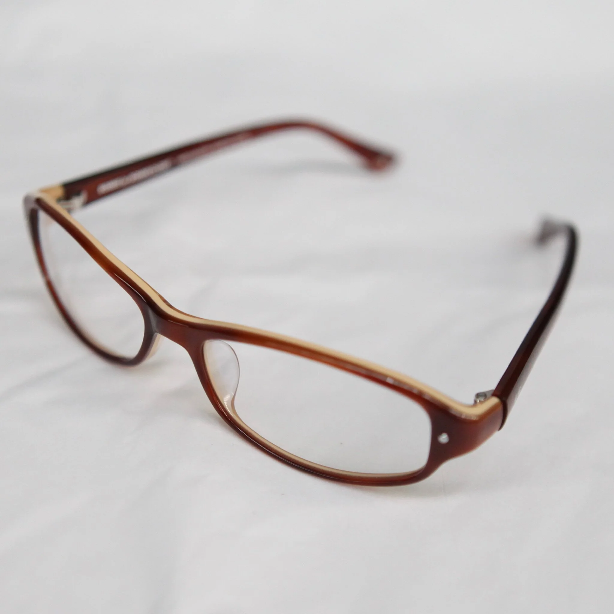 Bonnie Clyde Coco Glasses BC-COCOSDCLR423-Layered Brown&Clear Lens - Image 2