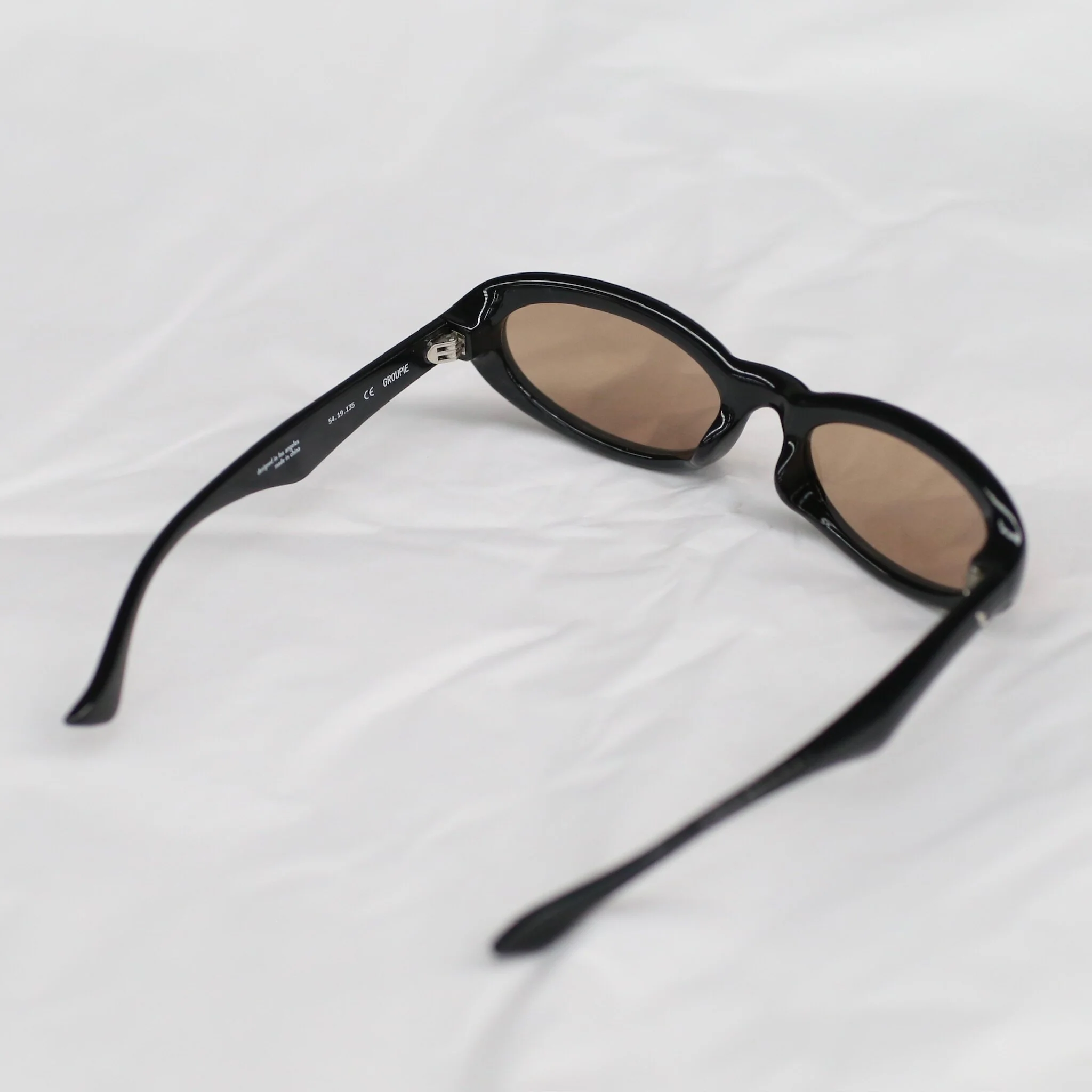 Bonnie Clyde Groupie Eyeglasses BC-GRPEBKBRL106-Black & Brown Lens - Image 4
