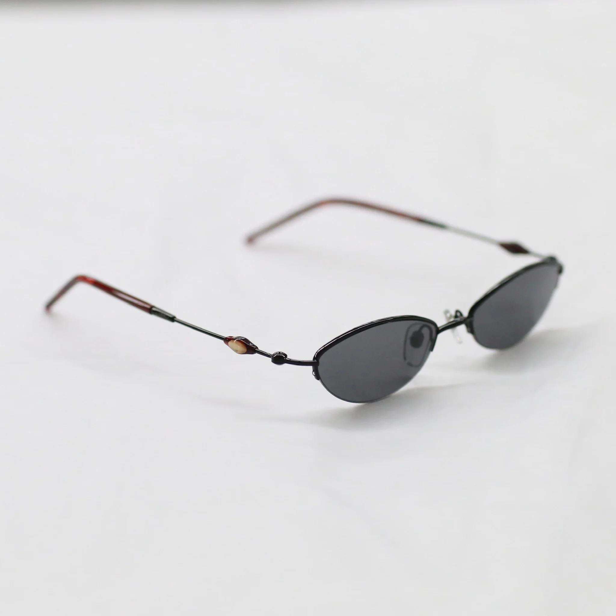 Bonnie Clyde Jewel Glasses BC-Jewel JWELBRDGRL325-BRTB Black Red Tortoise & Black Lens - Image 3