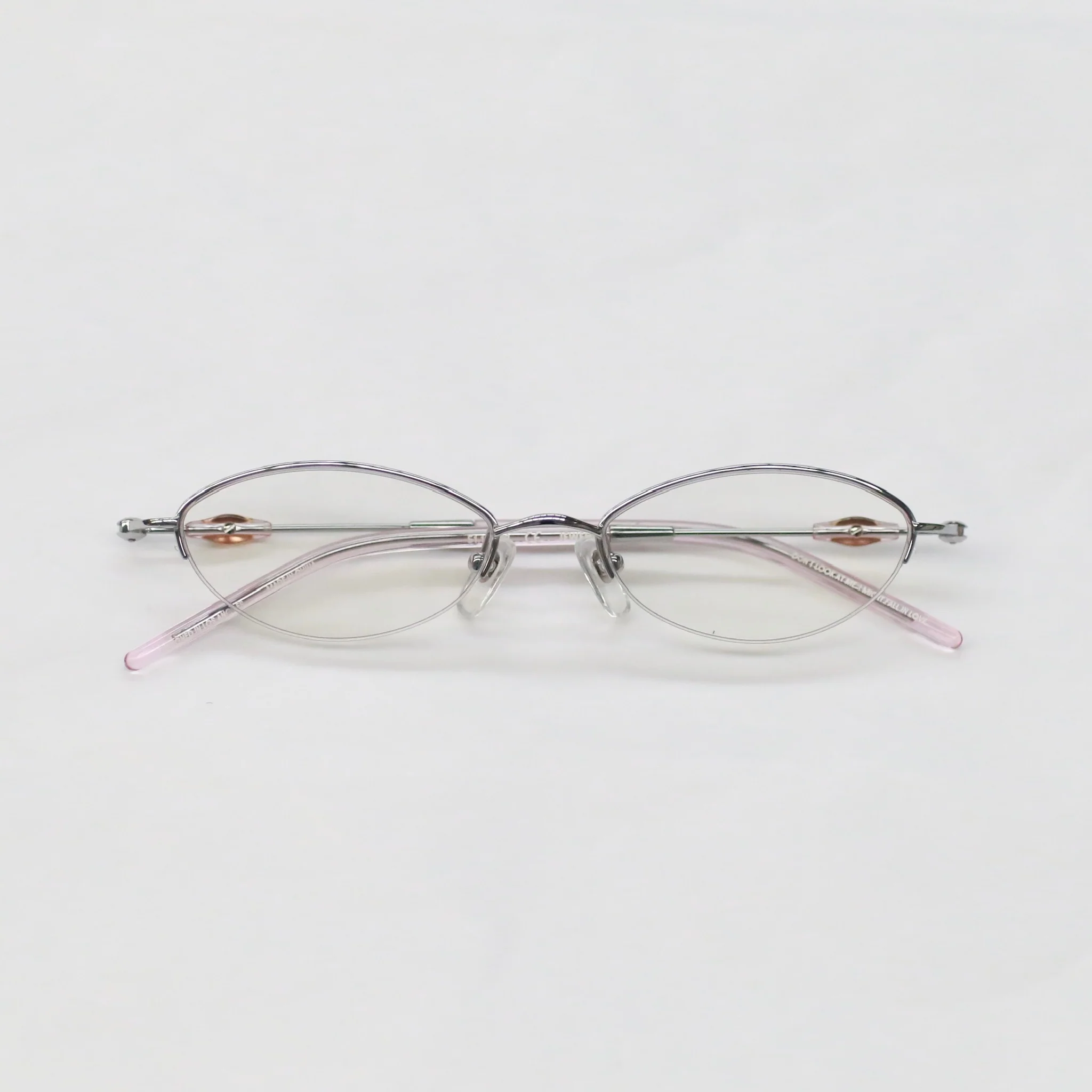 Bonnie Clyde Jewel Glasses BC-Jewel JWELSPKCLR322-STPC (Silver Transparent Pink & Clear Lens)