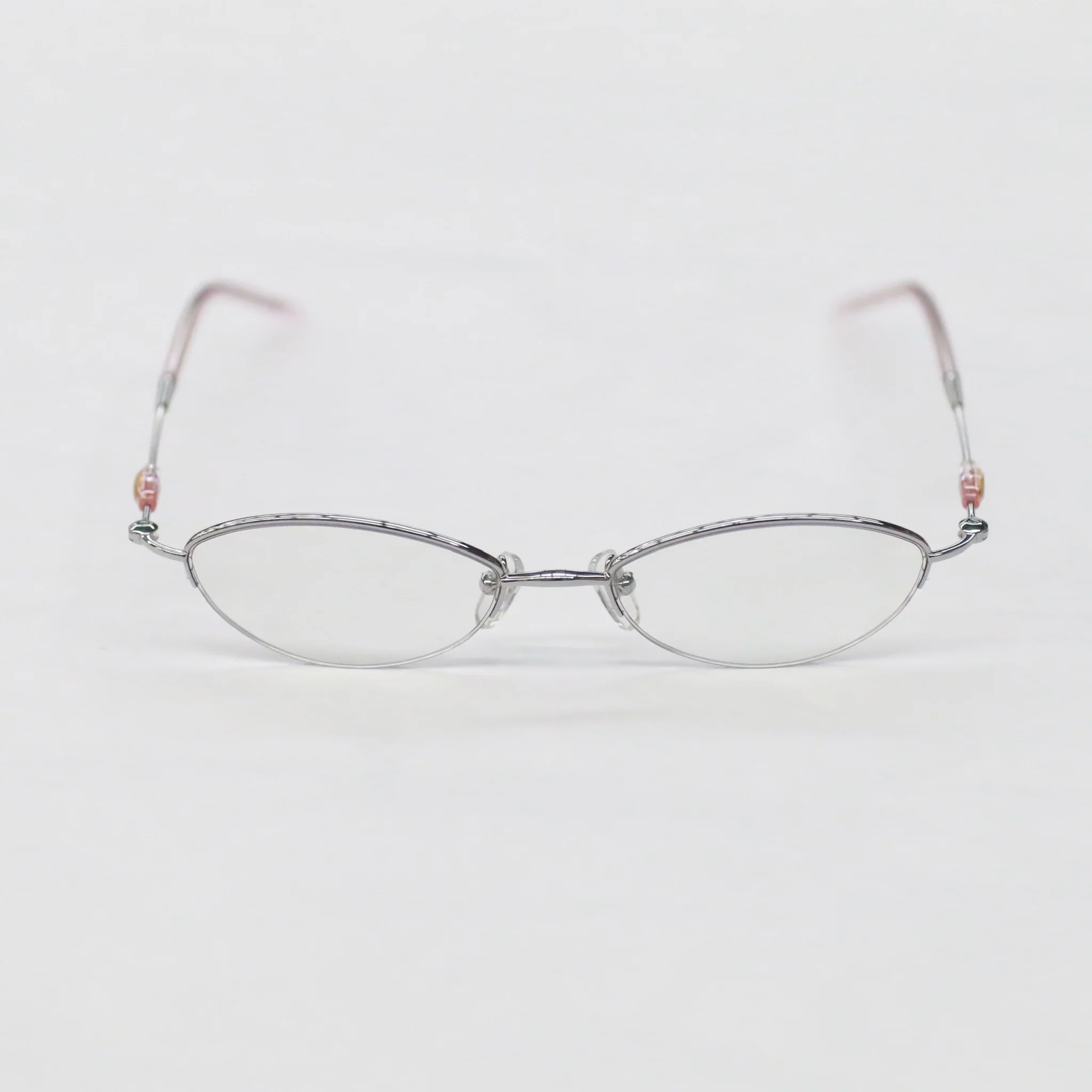 Bonnie Clyde Jewel Glasses BC-Jewel JWELSPKCLR322-STPC (Silver Transparent Pink & Clear Lens) - Image 2
