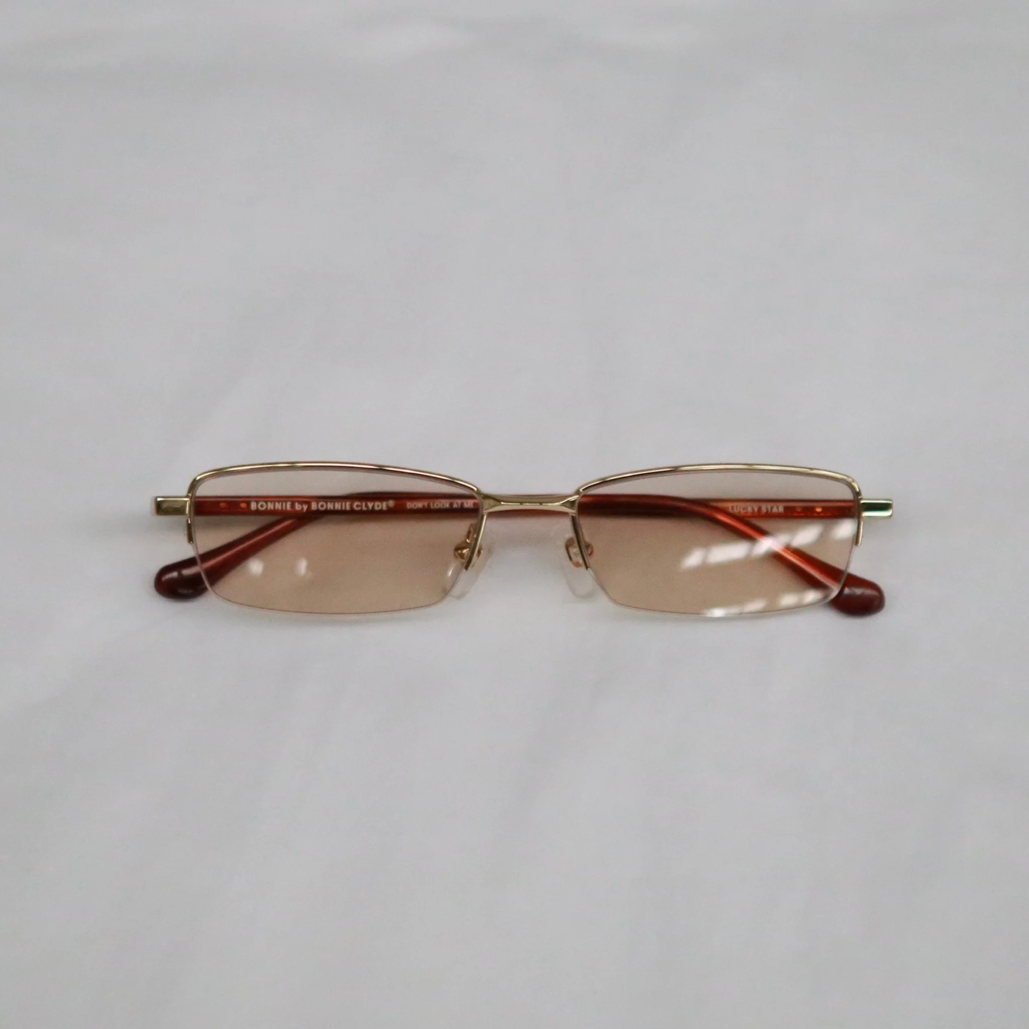 Bonnie Clyde Lucky Star Glasses BC-LKSTGDBRT216-Tortoise G&Brown Tint (Tortoise Gold &Brown Tint)