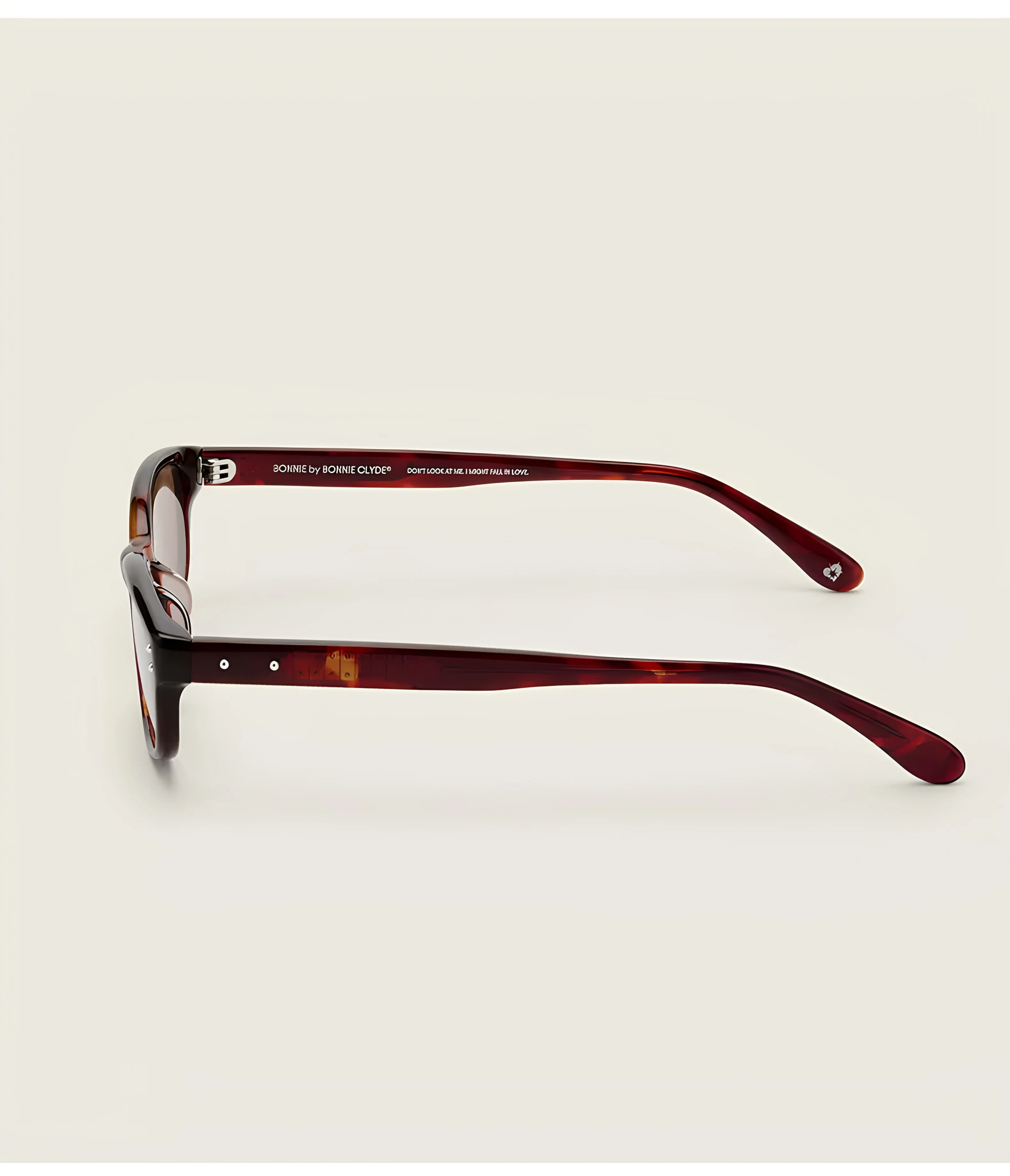 Bonnie Clyde SUDOKU Glasses BC-SDKURDBRL481 (Red Tortoise & Brown Lens) - Image 9
