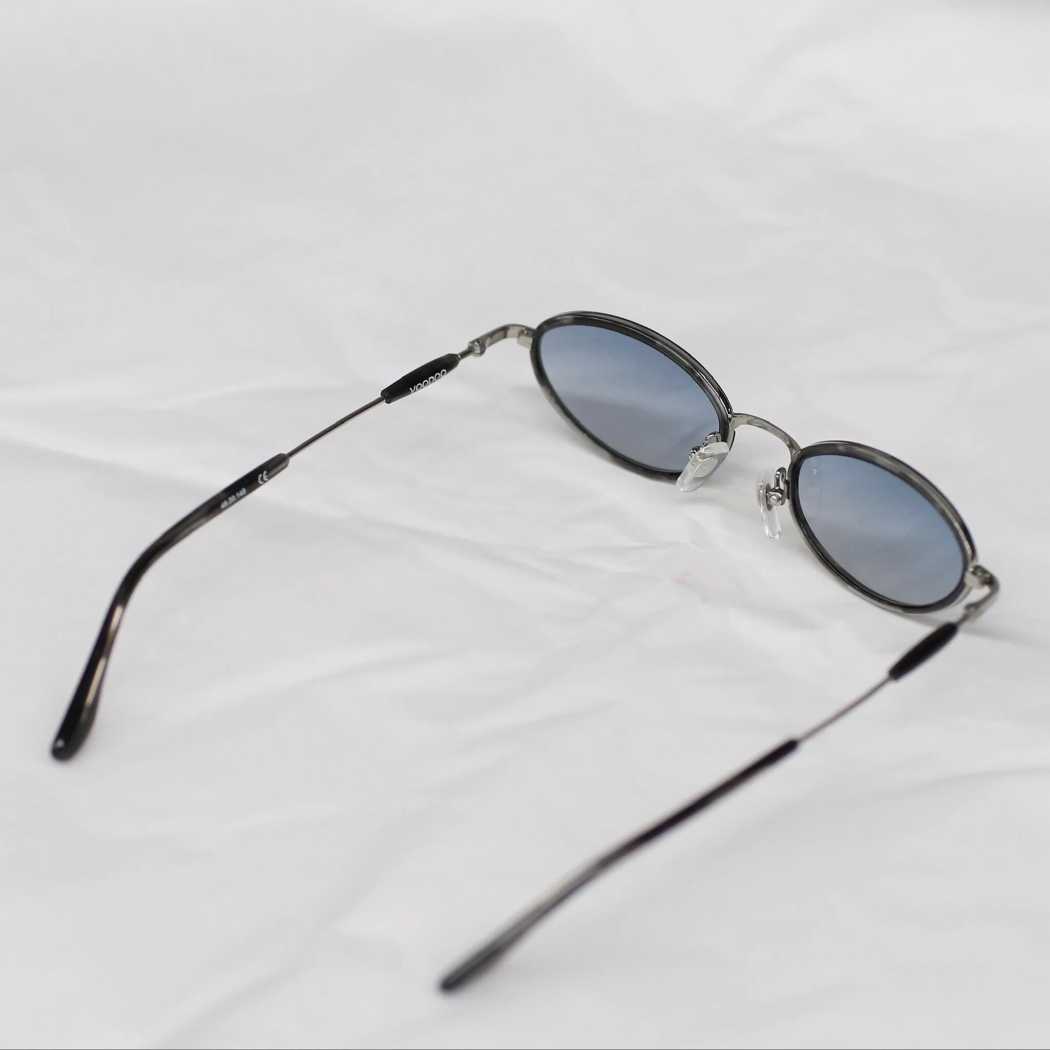 Bonnie Clyde Trinket glasses BC-VOODSBTBLG354-SBTBG Silver BlackTortoise&Blue Gradient - Image 4