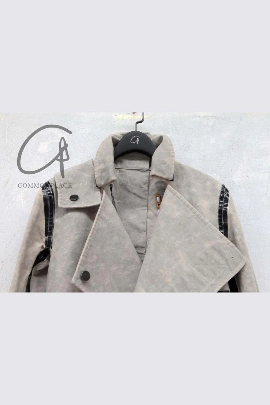 By BORIS BIDJAN SABERI Reversible Plant Dyeing Structure Patchwork Lapel Long Coat TRENCH1 F15302 PBBS2 - Image 16