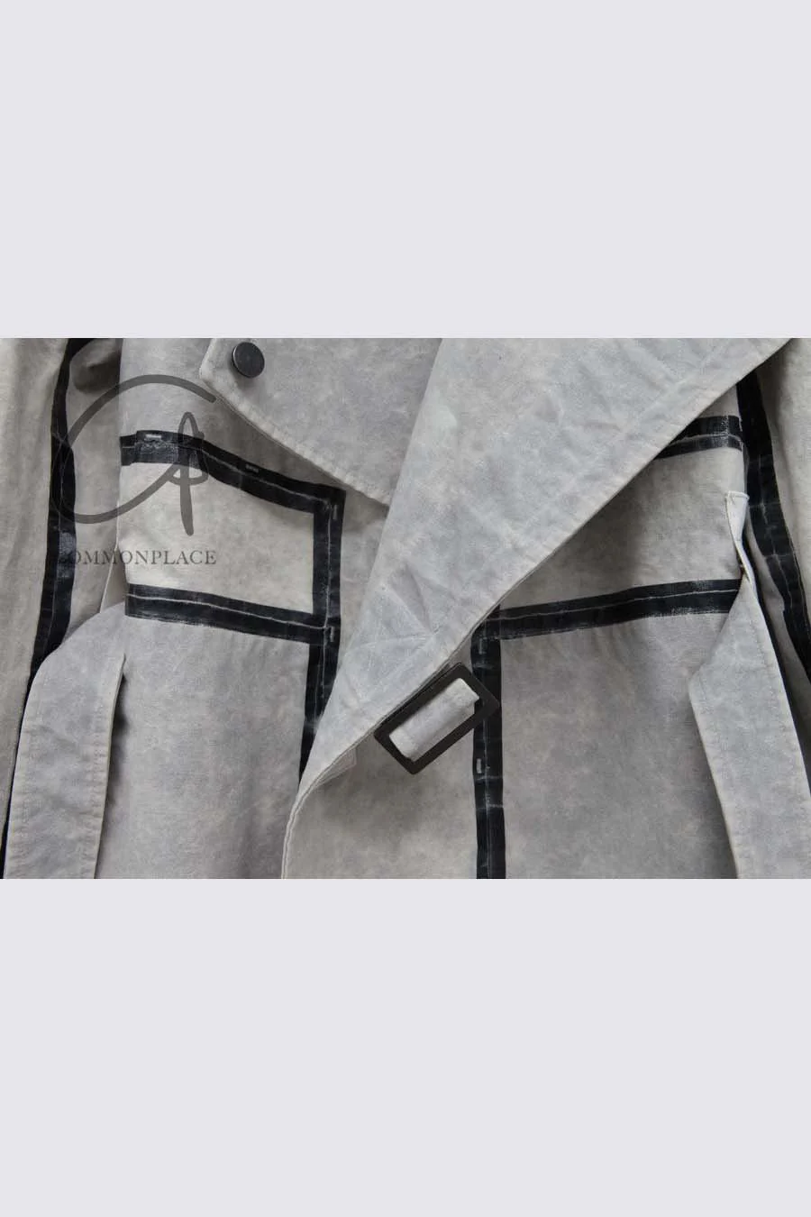 By BORIS BIDJAN SABERI Reversible Plant Dyeing Structure Patchwork Lapel Long Coat TRENCH1 F15302 PBBS2 - Image 17
