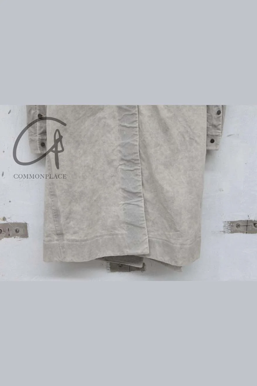 By BORIS BIDJAN SABERI Reversible Plant Dyeing Structure Patchwork Lapel Long Coat TRENCH1 F15302 PBBS2 - Image 19