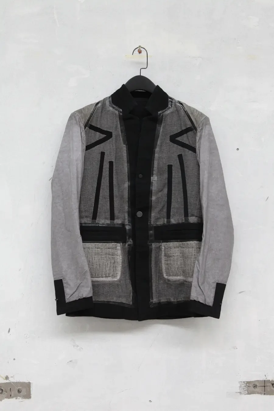 BORIS BIDJAN SABERI Plant-dyed cotton and linen structure stitching double-sided suit SUIT2 F1401M(2 SUIT2)