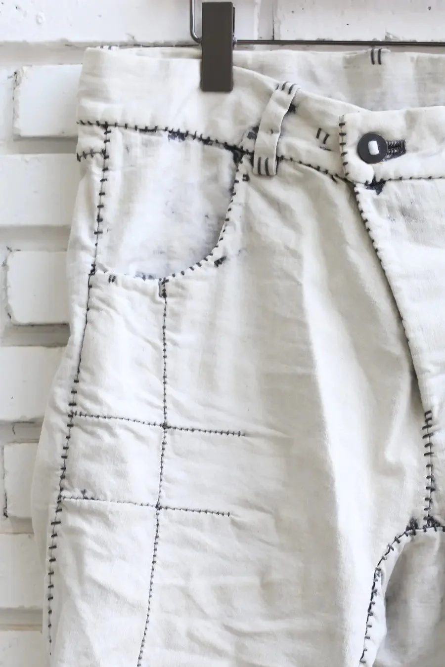 BORIS BIDJAN SABERI HANDMADE PANTS P13HS TF FKU10001 11 - Image 12