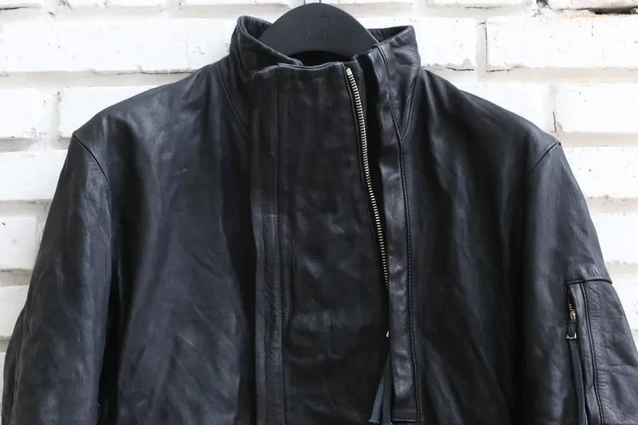BORIS BIDJAN SABERI Horse Leather Jacket J5.1 FMM10002 - Image 8