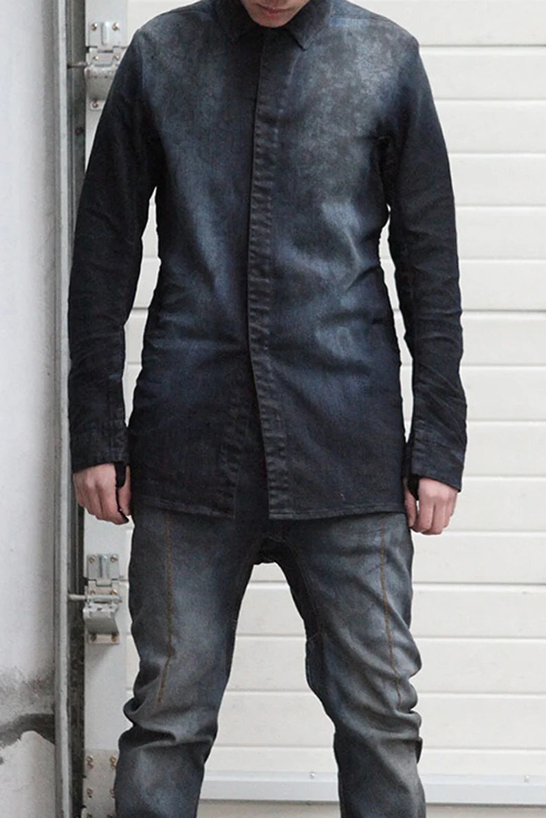 BORIS BIDJAN SABERI 11 (denim jacket) S2 F-1427 C10 UNI - Image 8