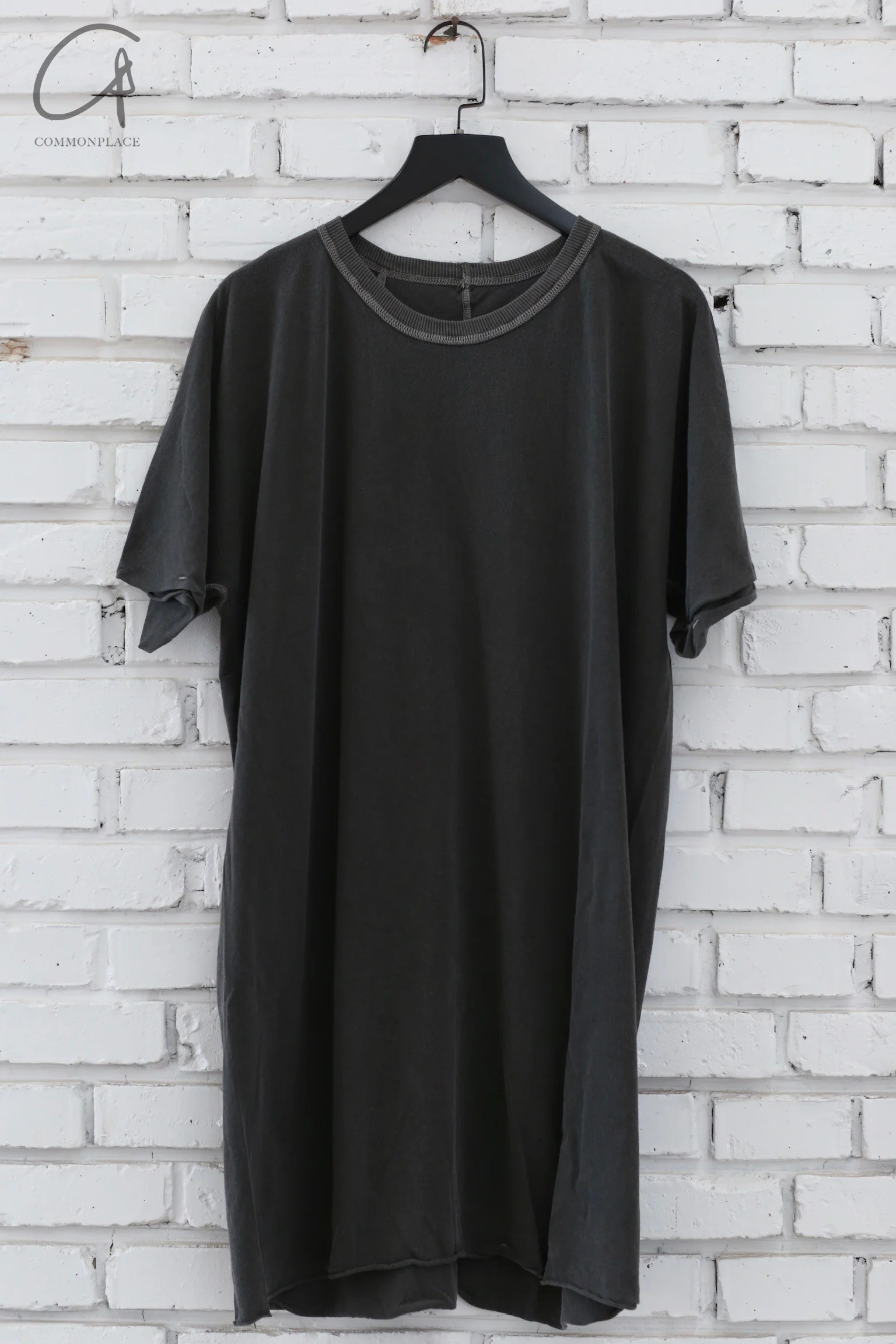 Boris Bidjan Saberi 24 Autumn and Winter Round Neck Short Sleeve T-shirt TF-F035-DARK GREY