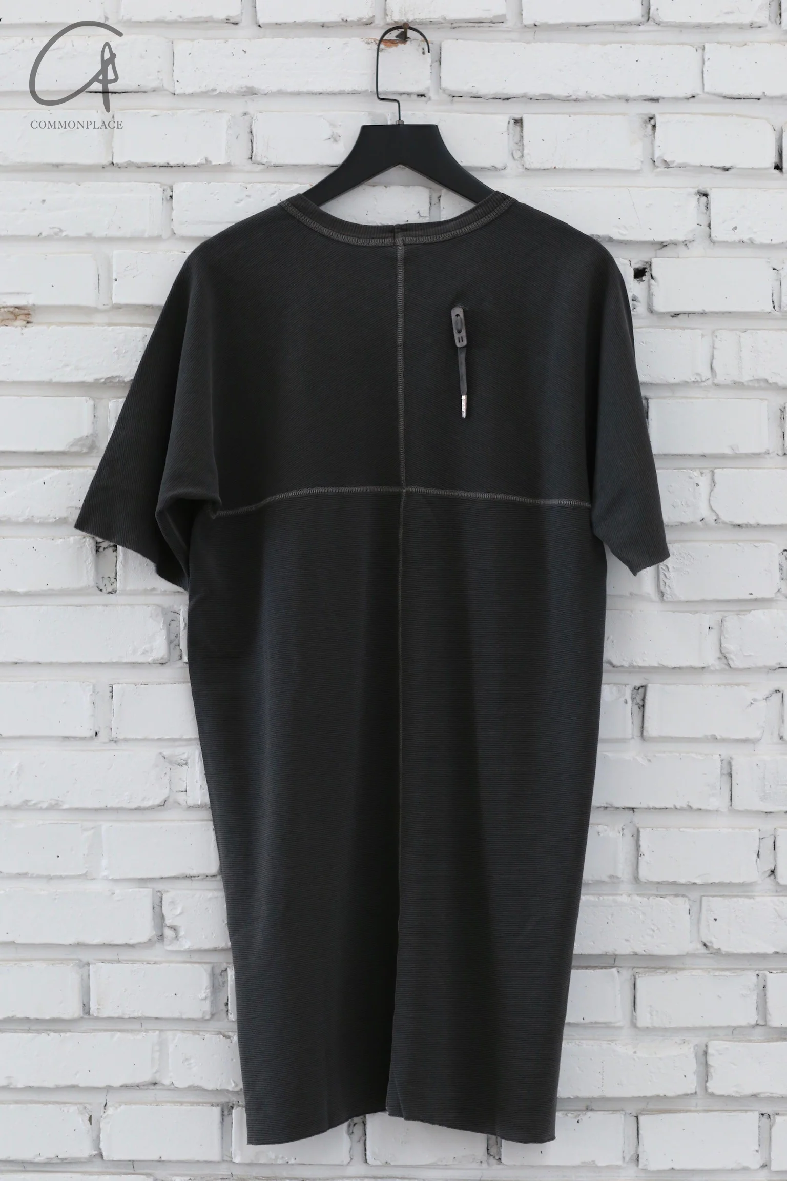Boris Bidjan Saberi 24 Autumn and Winter Round Neck Short Sleeve T-shirt TF-FTN00001-DARK GREY - Image 2