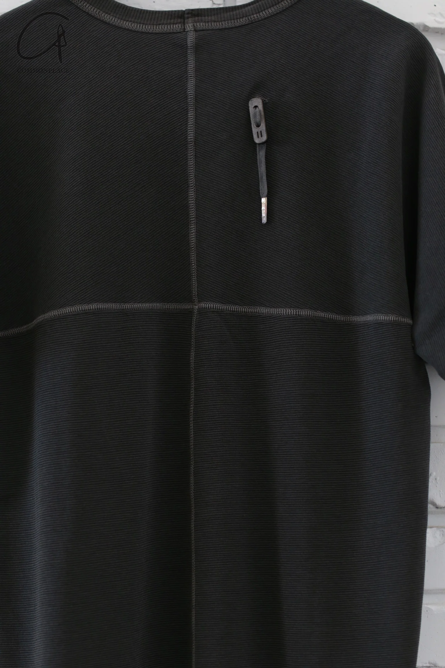 Boris Bidjan Saberi 24 Autumn and Winter Round Neck Short Sleeve T-shirt TF-FTN00001-DARK GREY - Image 3