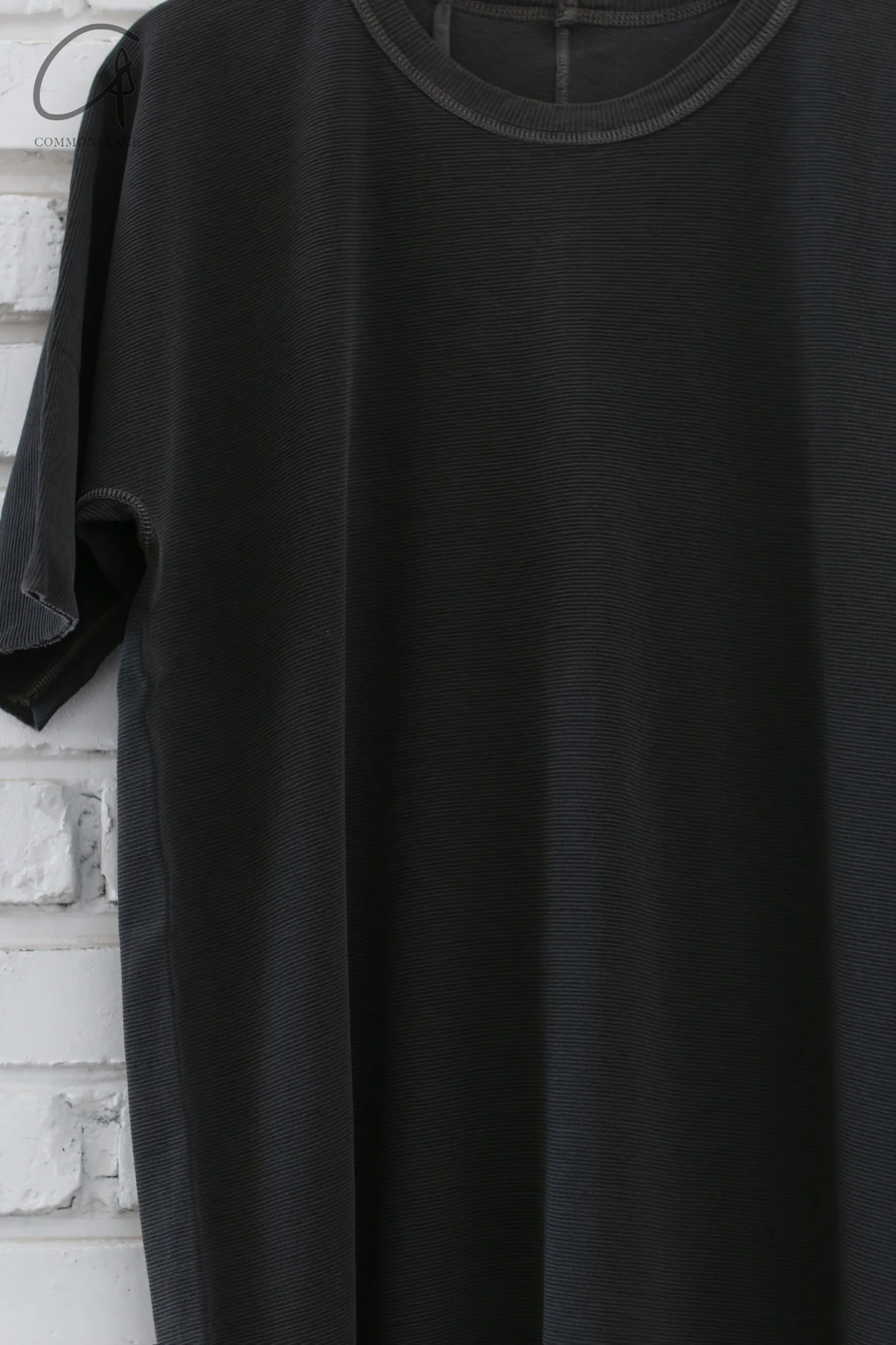 Boris Bidjan Saberi 24 Autumn and Winter Round Neck Short Sleeve T-shirt TF-FTN00001-DARK GREY - Image 4