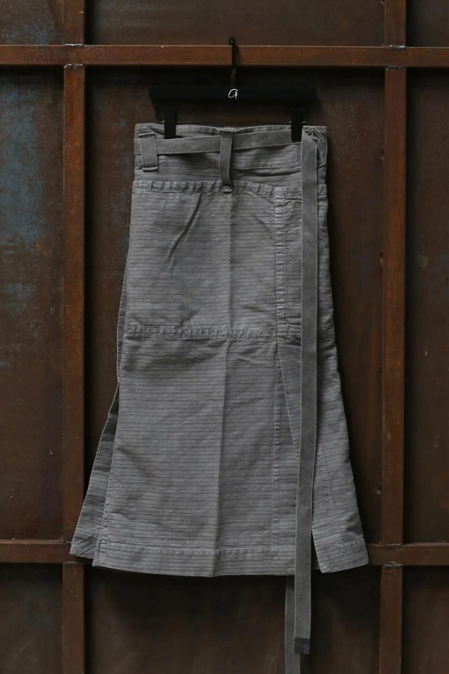 BORIS BIDJAN SABERI Apron WORKER1 F1603D Charcoal Grey - Image 4