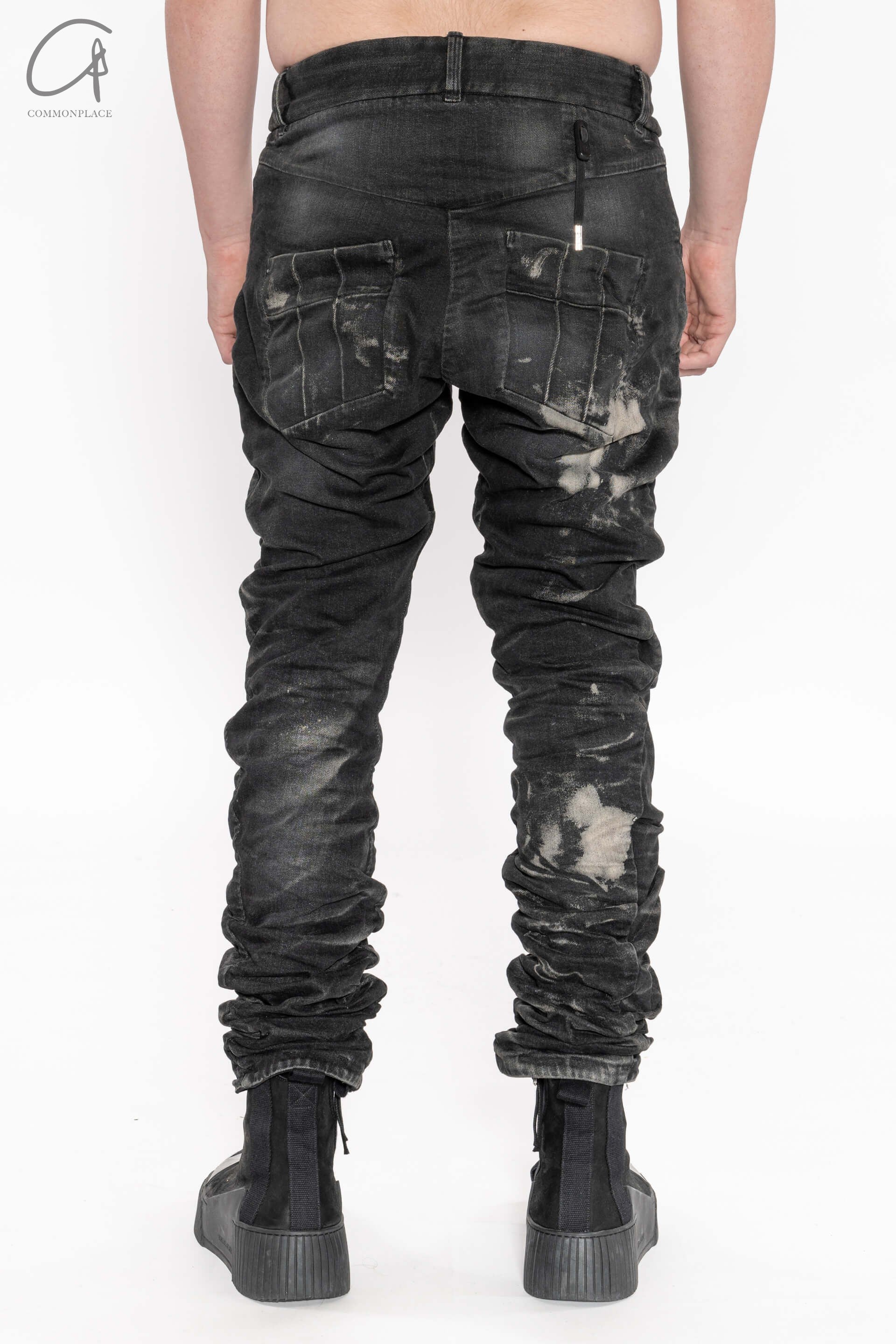 BORIS BIDJAN SABERI Technician trousers in faded black AW22 P13. TF F1603K PBBS4 9 - Image 2