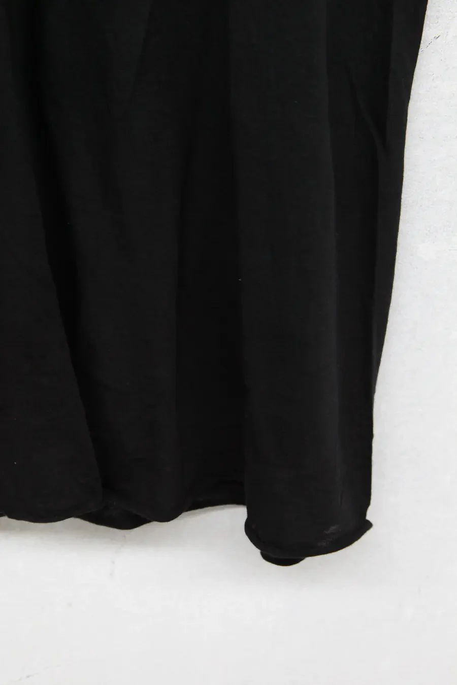 BORIS BIDJAN SABERI black dyed cotton T-shirt ONE PIECE TS FTT00001 - Image 3