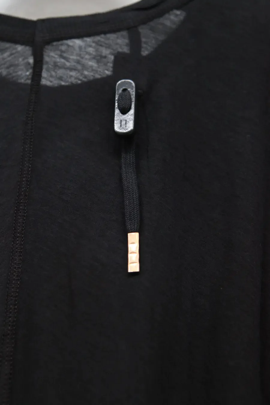 BORIS BIDJAN SABERI black dyed cotton T-shirt ONE PIECE TS FTT00001 - Image 5