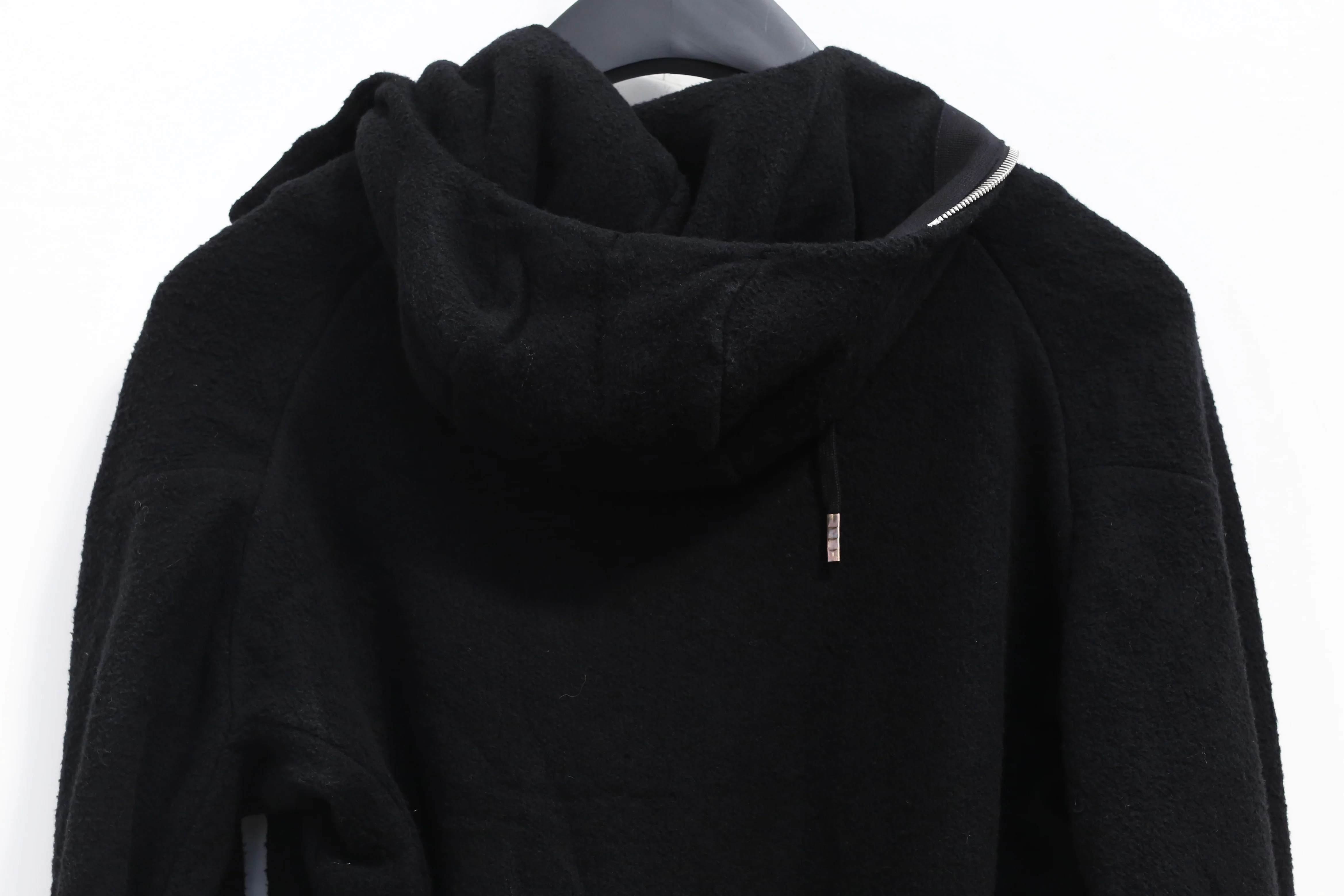 BORIS BIDJAN SABERI Black Hooded Jacket ZIPPER2 FWT00001 - Image 5