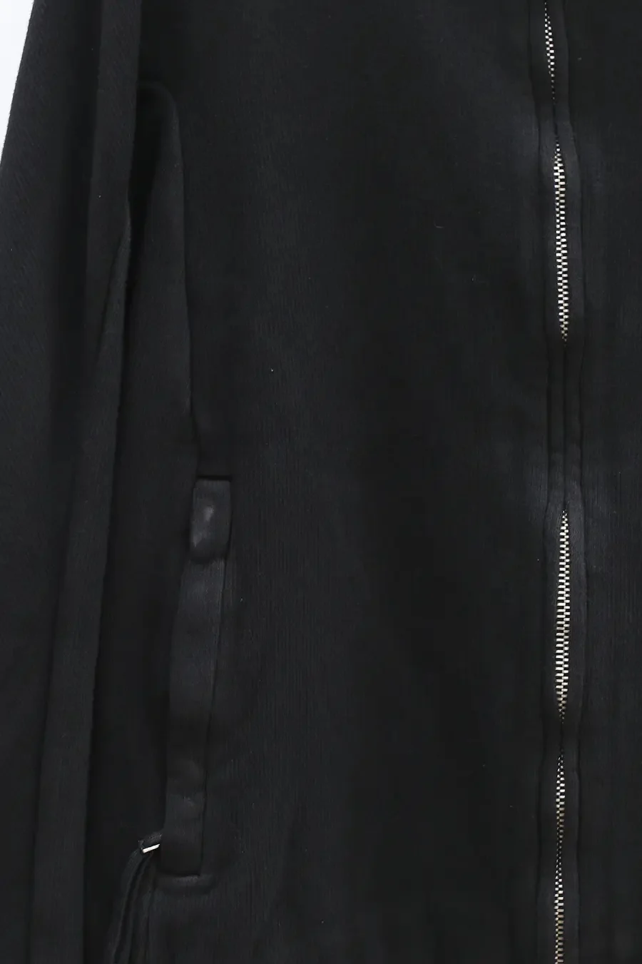 BORIS BIDJAN SABERI BLACK HOODED JACKET ZIPPER2 FTT00008 PBBS26 3 - Image 5
