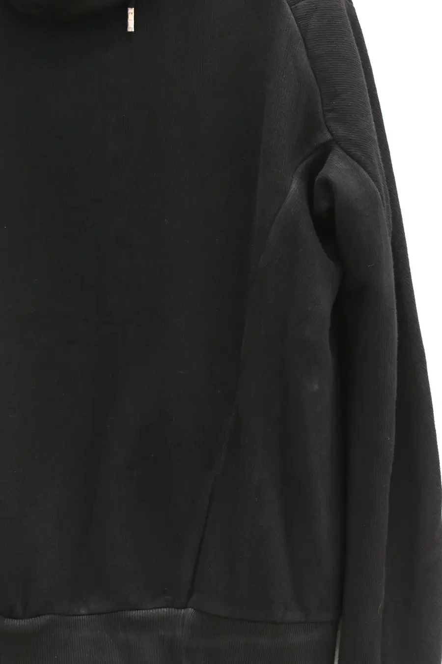 BORIS BIDJAN SABERI BLACK HOODED JACKET ZIPPER2 FTT00008 PBBS26 3 - Image 6