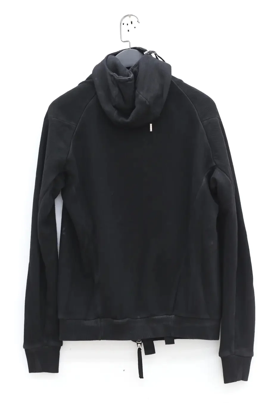 BORIS BIDJAN SABERI BLACK HOODED JACKET ZIPPER2 FTT00008 PBBS26 3 - Image 7