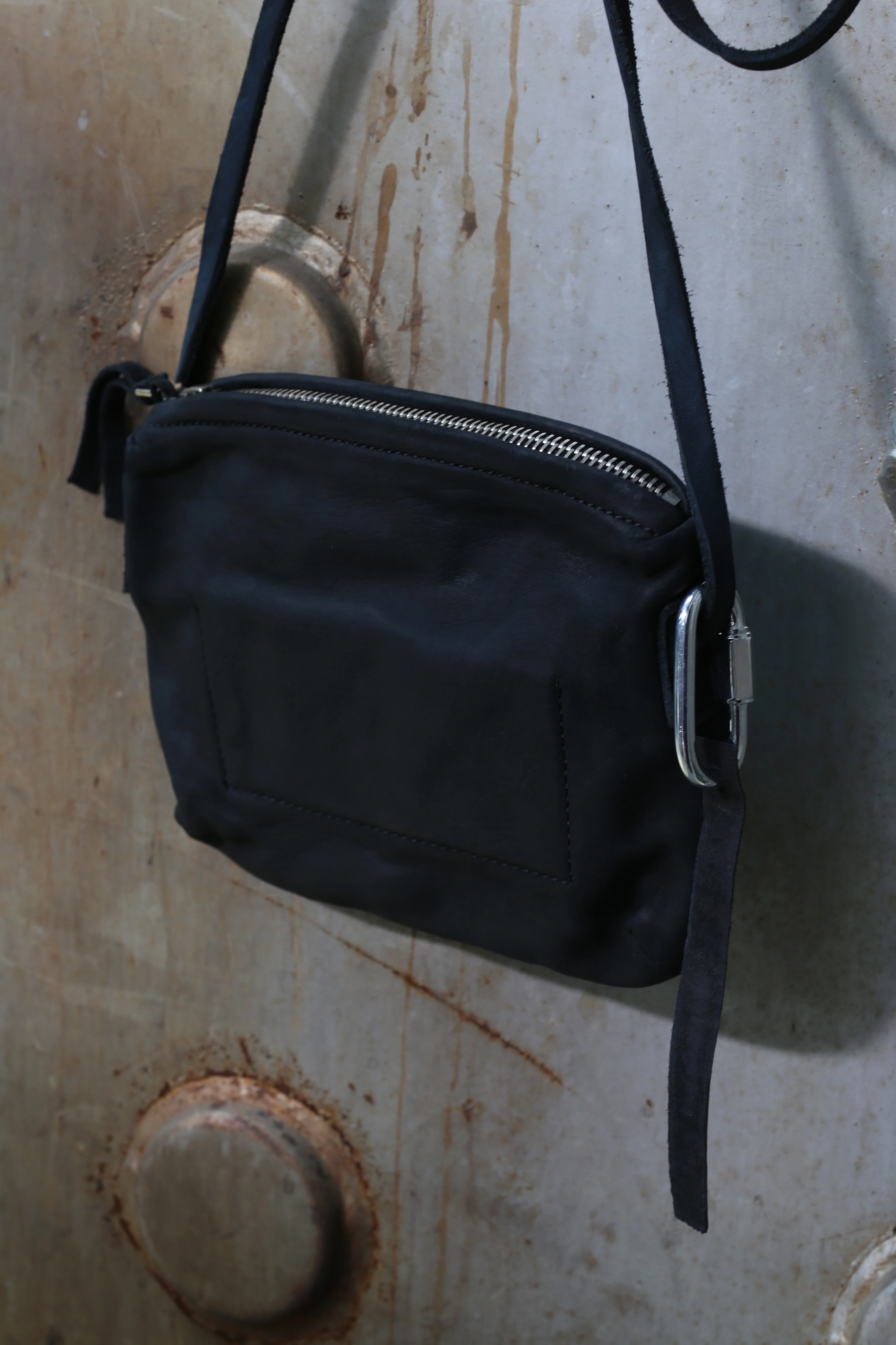 BORIS BIDJAN SABERI Black Horse Leather Bag PRIMITIVE XS FMM20036 - Image 2