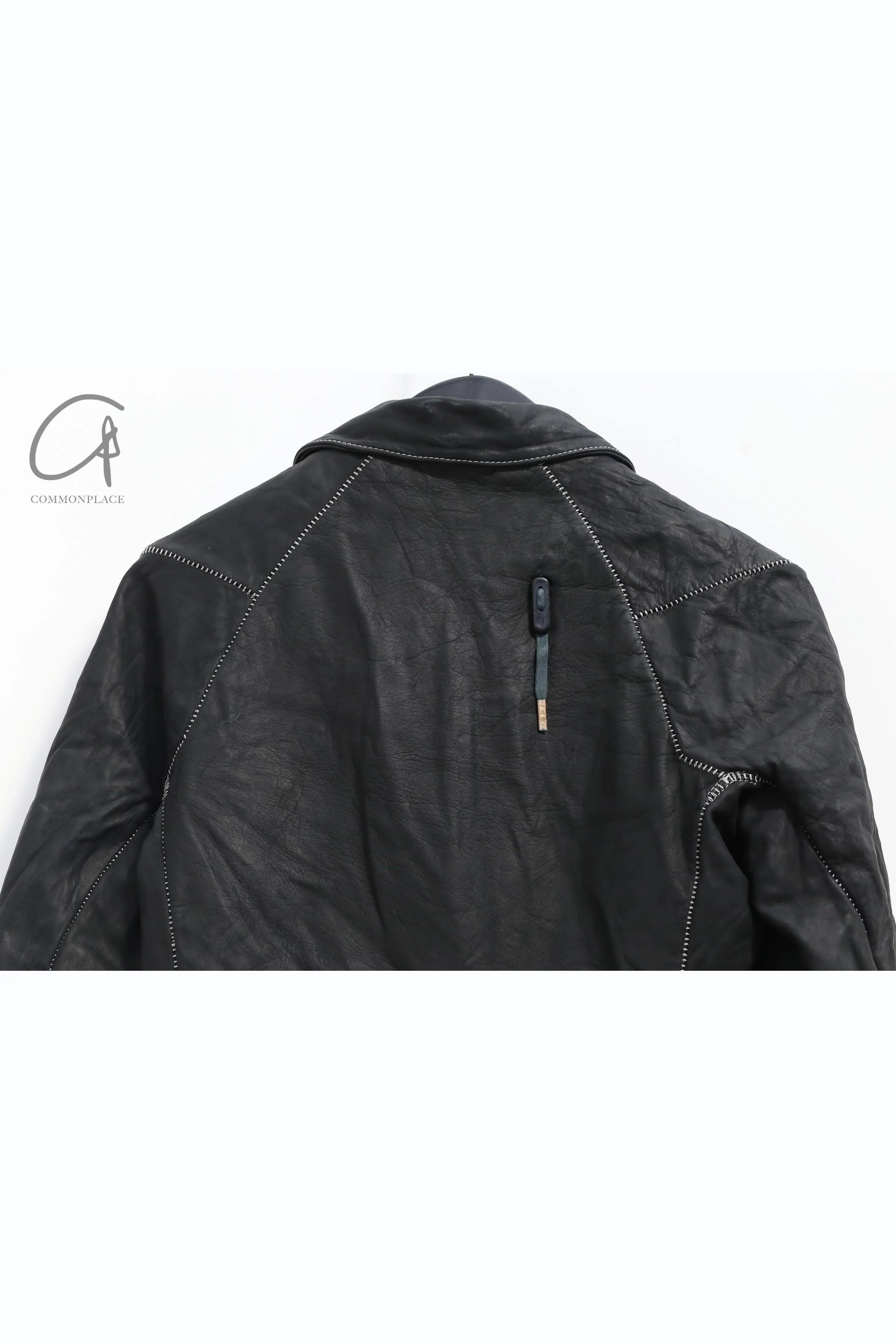 BORIS BIDJAN SABERI Black Horse Leather Jacket J2.1 FMM20020 - Image 8
