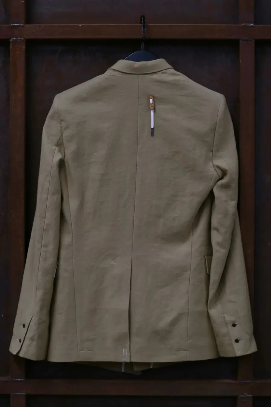 BORIS BIDJAN SABERI Blazer AW23 SUIT3 FLY10006 Sand PBBS40 (4 SUIT3) - Image 5