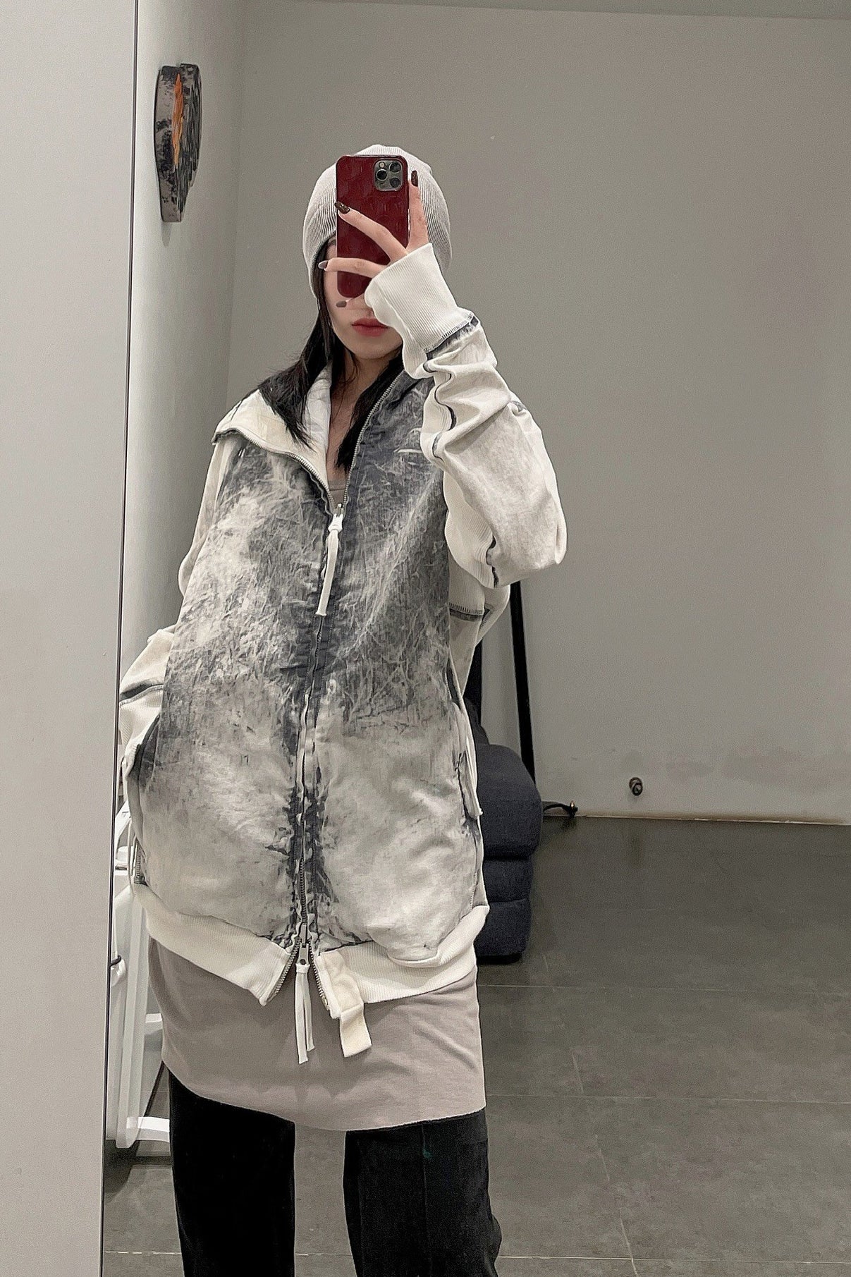 BORIS BIDJAN SABERI Dyed Jacket HYBRID ZIPPER2.1 FKUJ0001+FTO00002 - Image 15