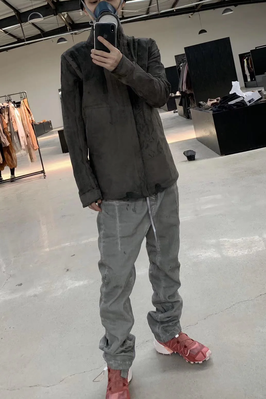 BORIS BIDJAN SABERI Dyed pleated jeans P15HS F177 - Image 24