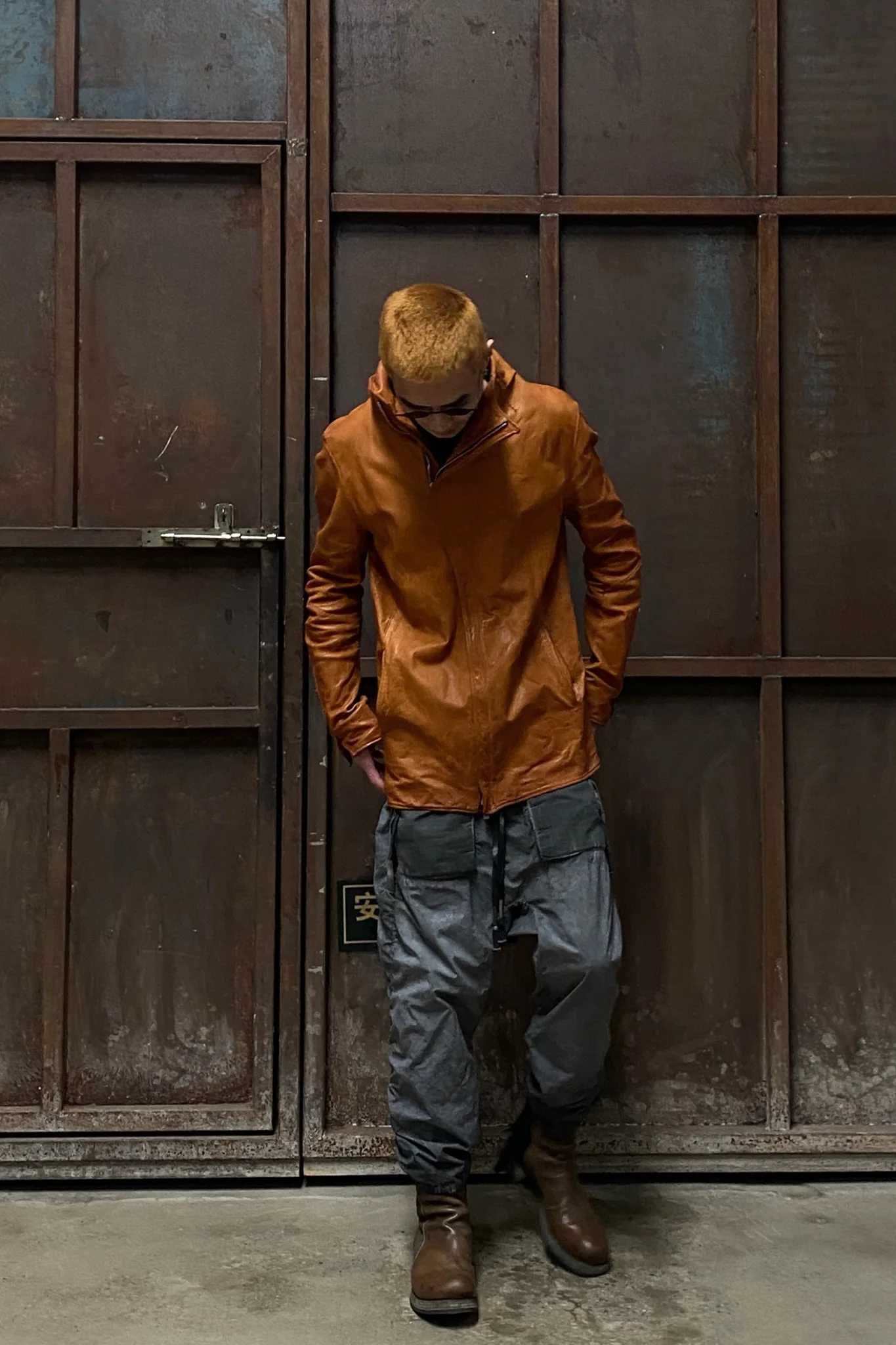 BORIS BIDJAN SABERI Dyed pleated trousers P28 F1501M - Image 35
