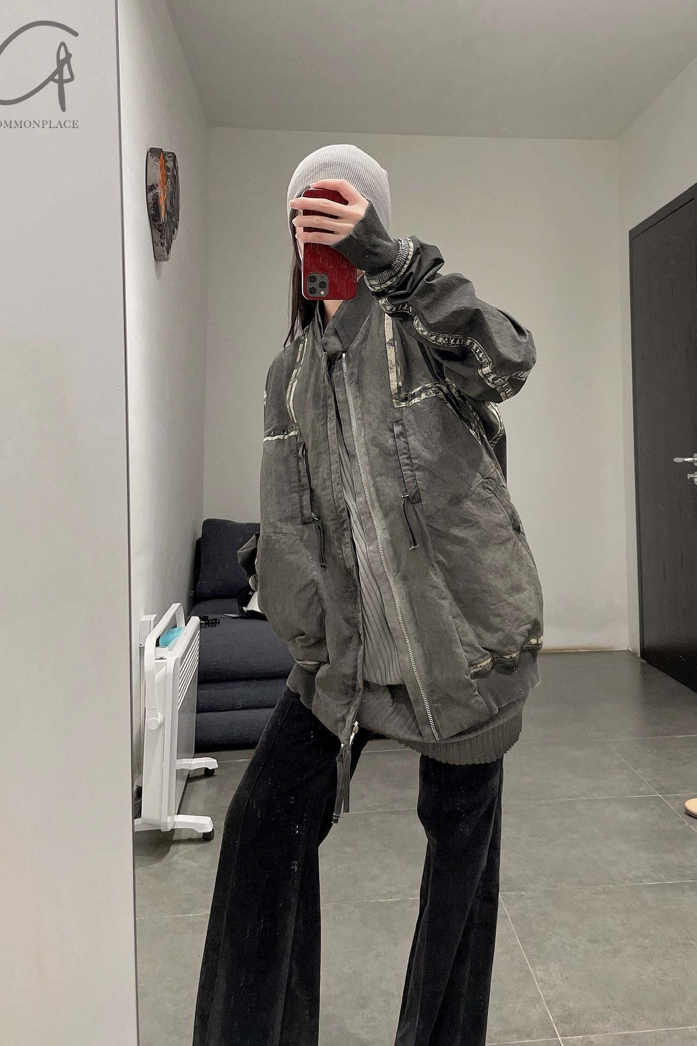 BORIS BIDJAN SABERI Dyed structure stitching reversible jacket J3 FLC10001 PBBS37 - Image 36