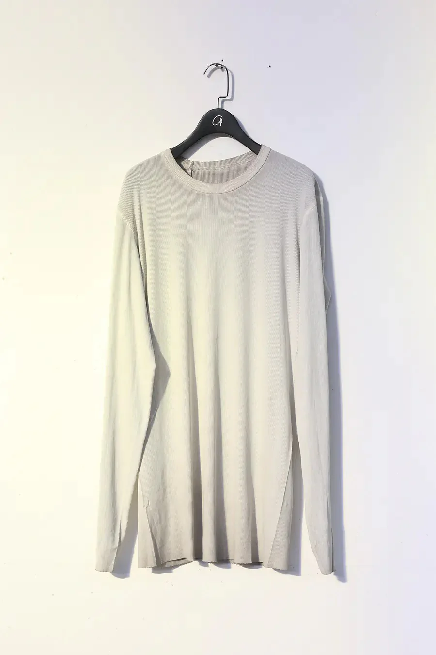 BORIS BIDJAN SABERI FTJ00001 Hand dyed T white LS1 - Image 6
